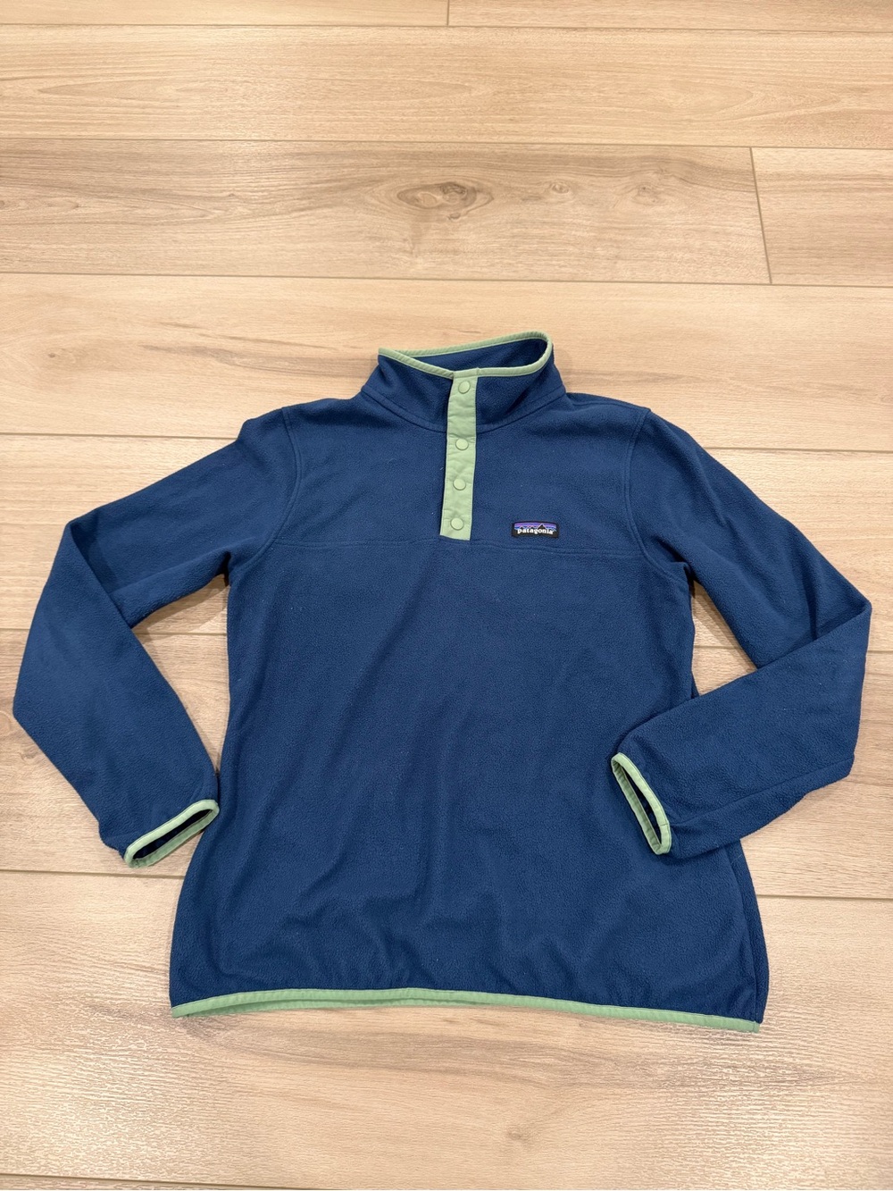Patagonia Womens Micro D Snap T Fleece Pullover Size M